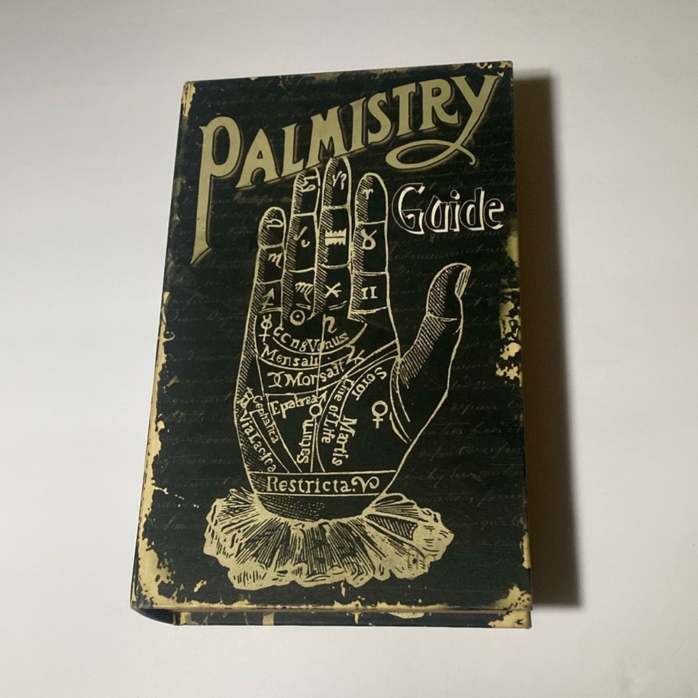 Palmistry Guide Book with Black and Gold Cover